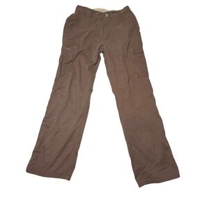 VTG Ocean Pacific Cargo Pants Mens Brown Work Utility Pockets Zipper Size‎ 32